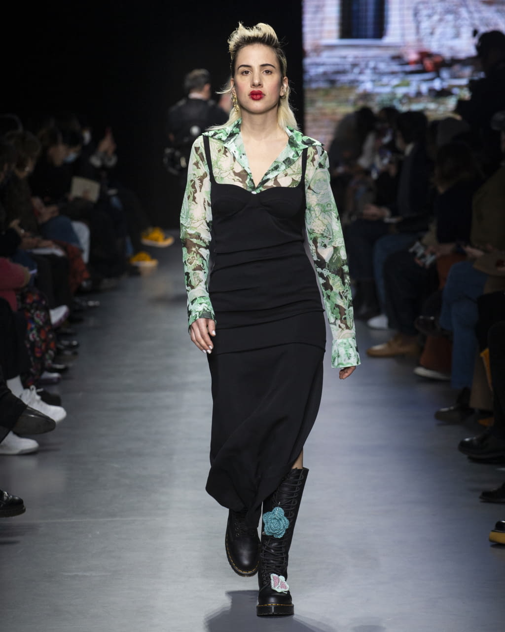 Fashion Week Milan Fall/Winter 2022 look 45 from the Marco Rambaldi collection womenswear
