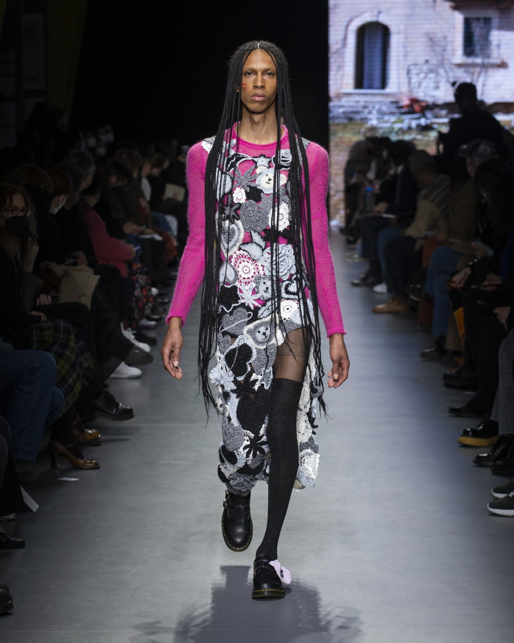 Fashion Week Milan Fall/Winter 2022 look 49 from the Marco Rambaldi collection womenswear