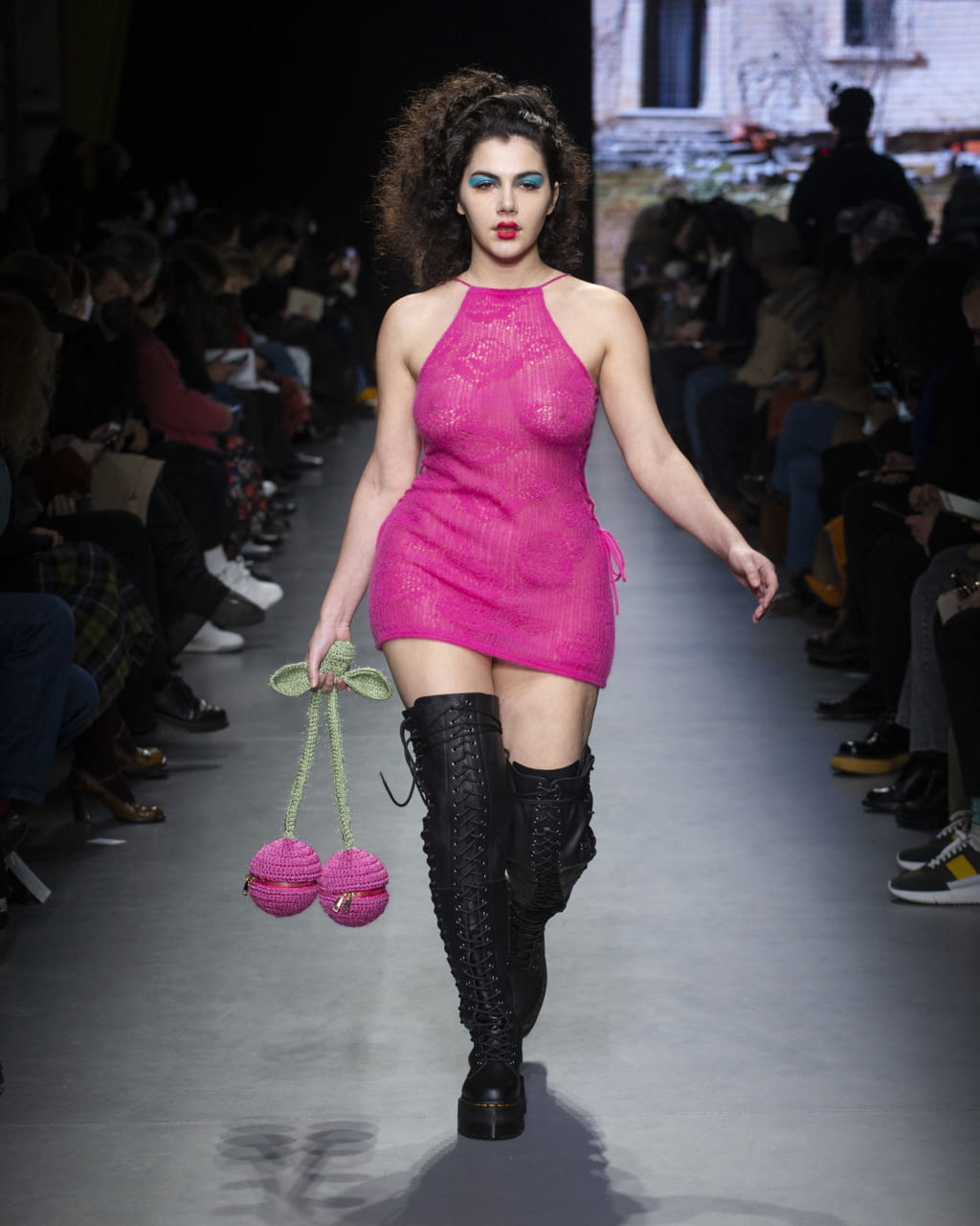 Fashion Week Milan Fall/Winter 2022 look 50 from the Marco Rambaldi collection womenswear