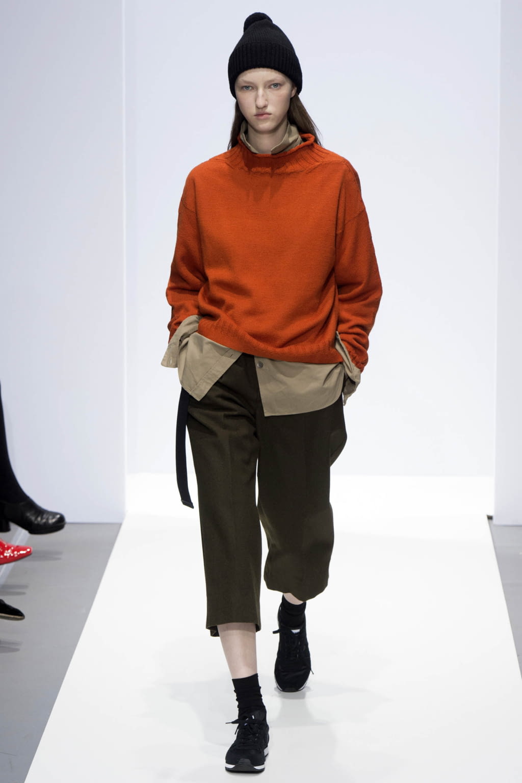 Fashion Week London Fall/Winter 2017 look 14 from the Margaret Howell collection womenswear