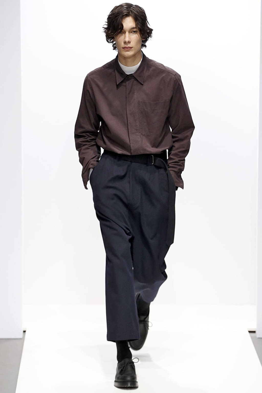 Fashion Week London Fall/Winter 2018 look 36 from the Margaret Howell collection womenswear