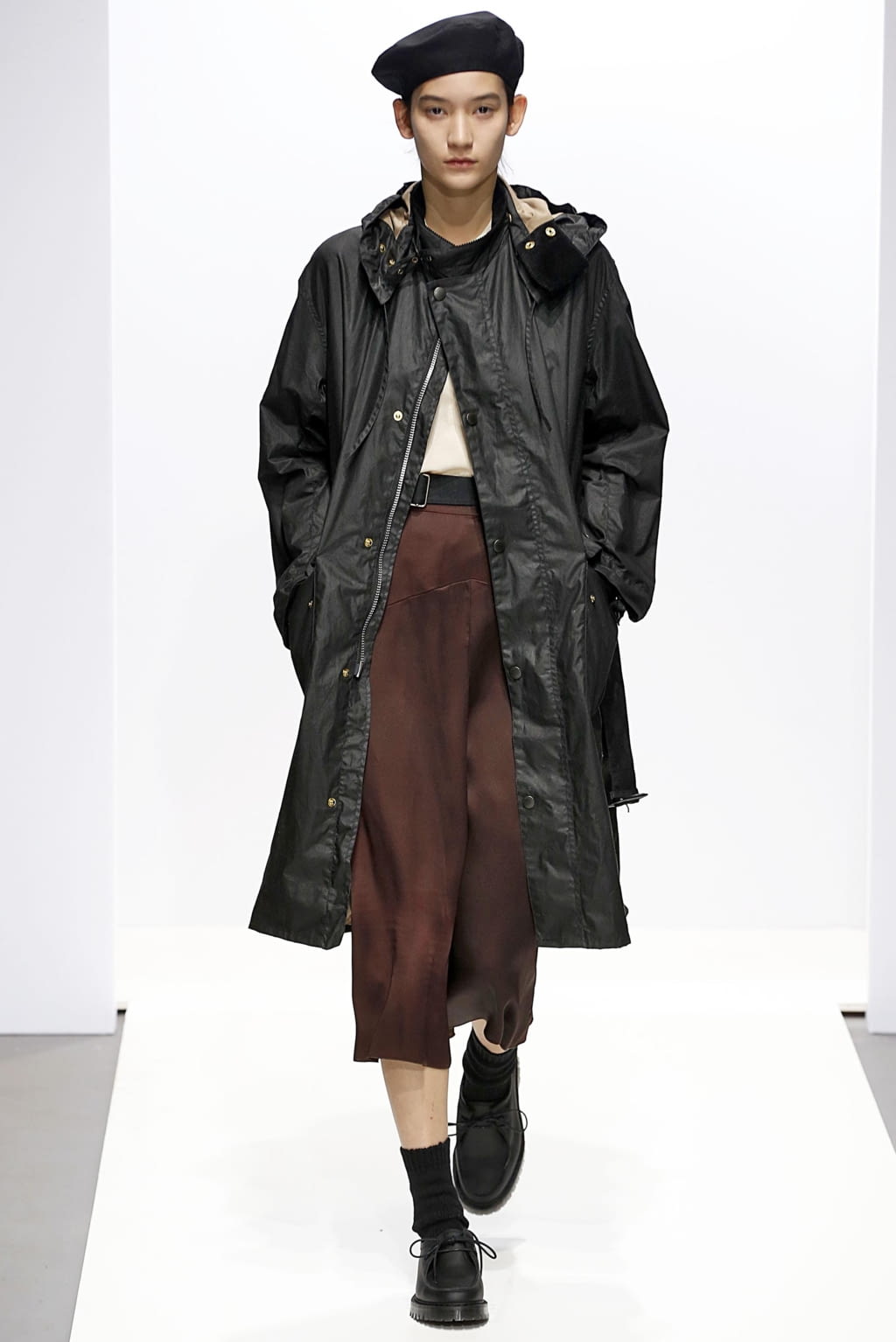 Fashion Week London Fall/Winter 2018 look 37 from the Margaret Howell collection womenswear