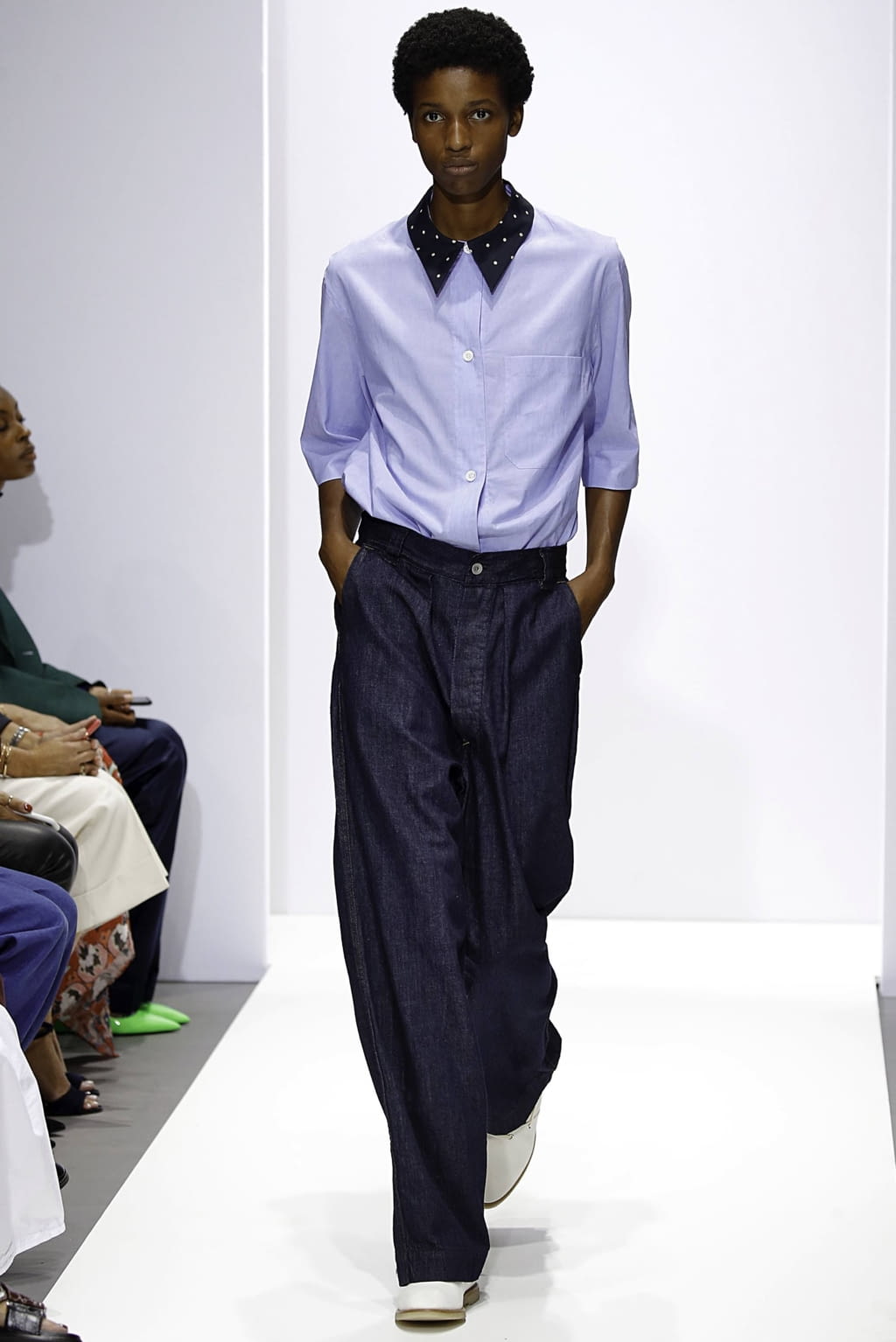 Fashion Week London Spring/Summer 2019 look 13 from the Margaret Howell collection womenswear