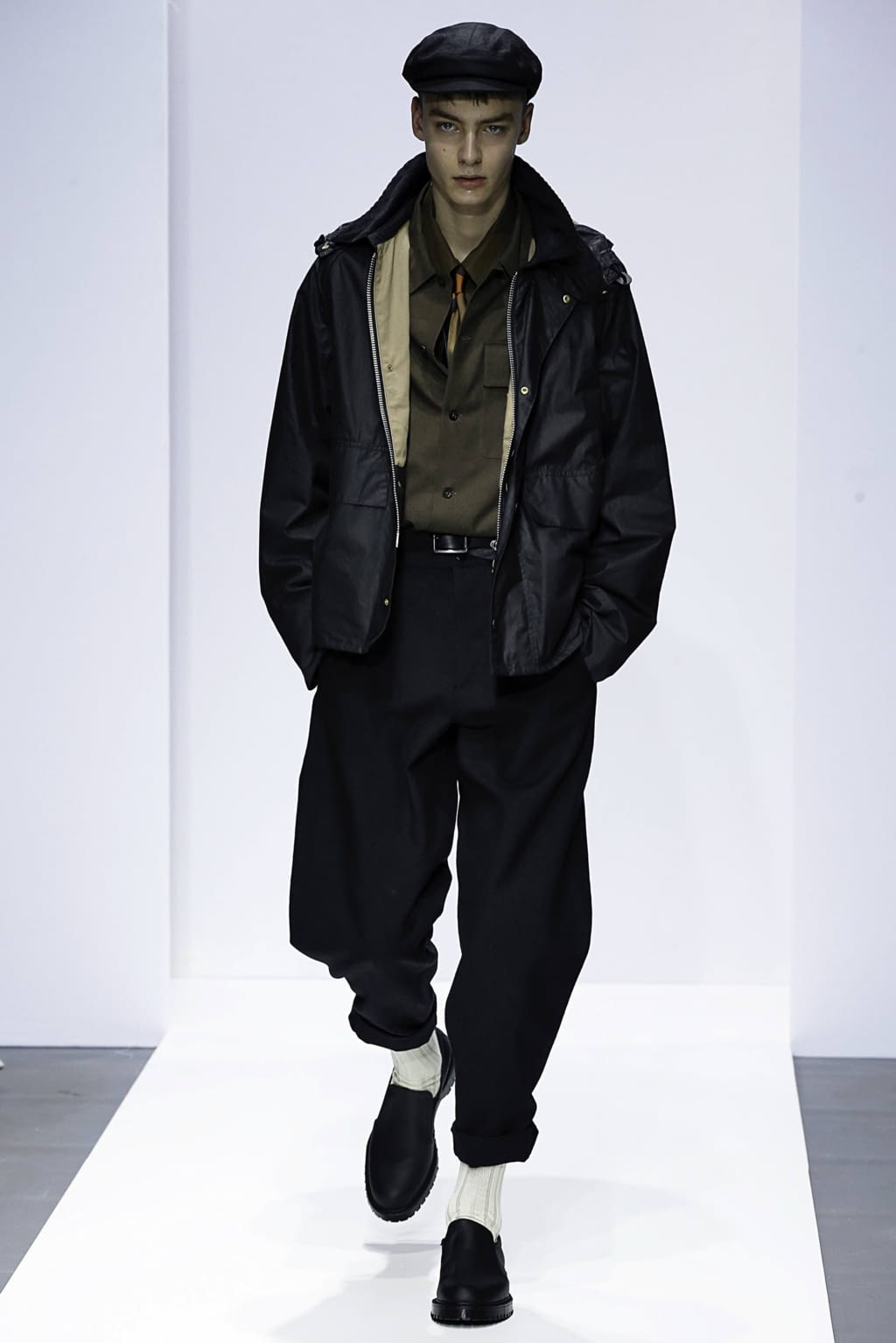 Fashion Week London Fall/Winter 2019 look 5 from the Margaret Howell collection 男装