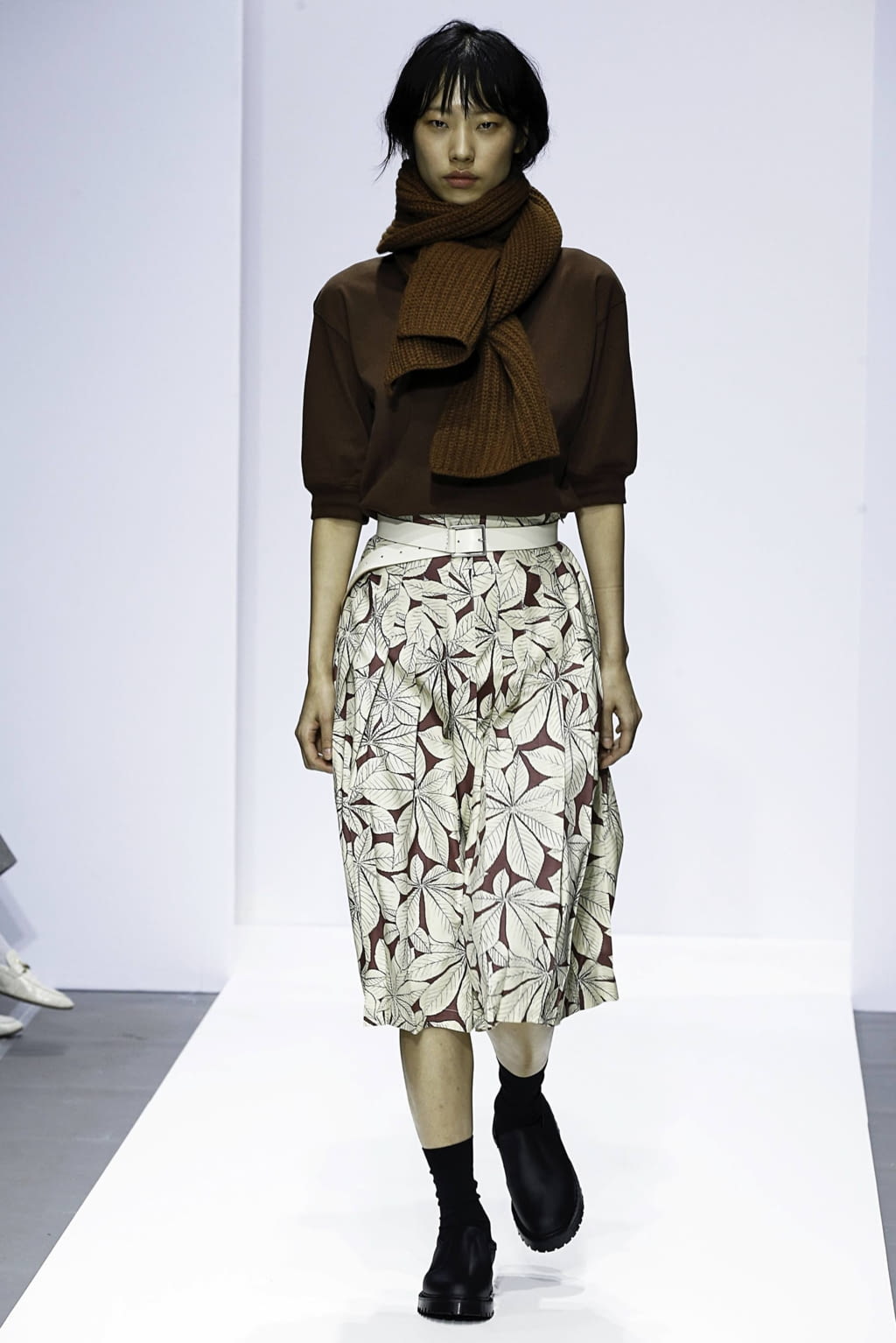Fashion Week London Fall/Winter 2019 look 19 de la collection Margaret Howell womenswear