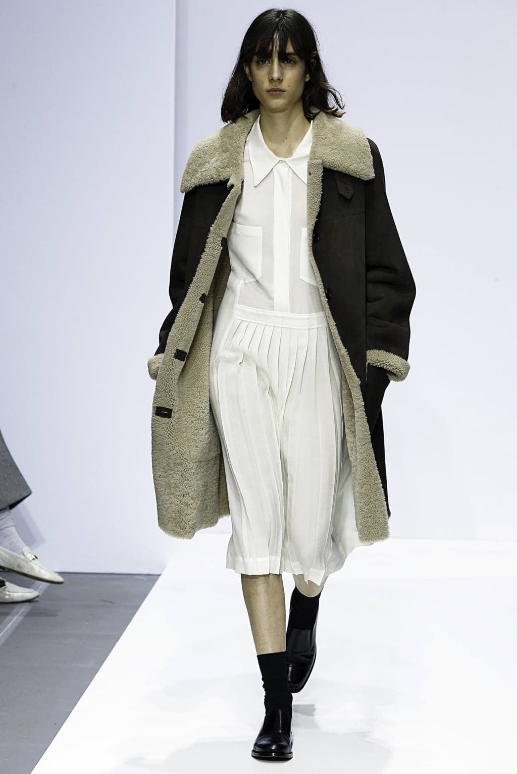 Fashion Week London Fall/Winter 2019 look 26 from the Margaret Howell collection womenswear