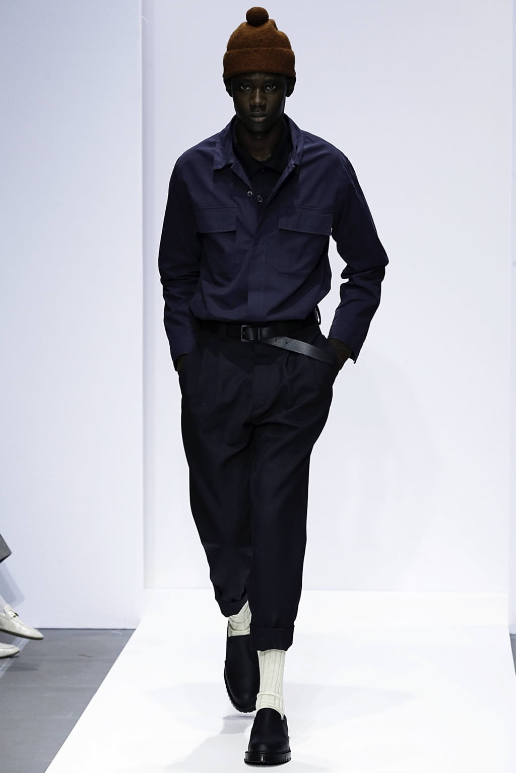 Fashion Week London Fall/Winter 2019 look 30 from the Margaret Howell collection menswear