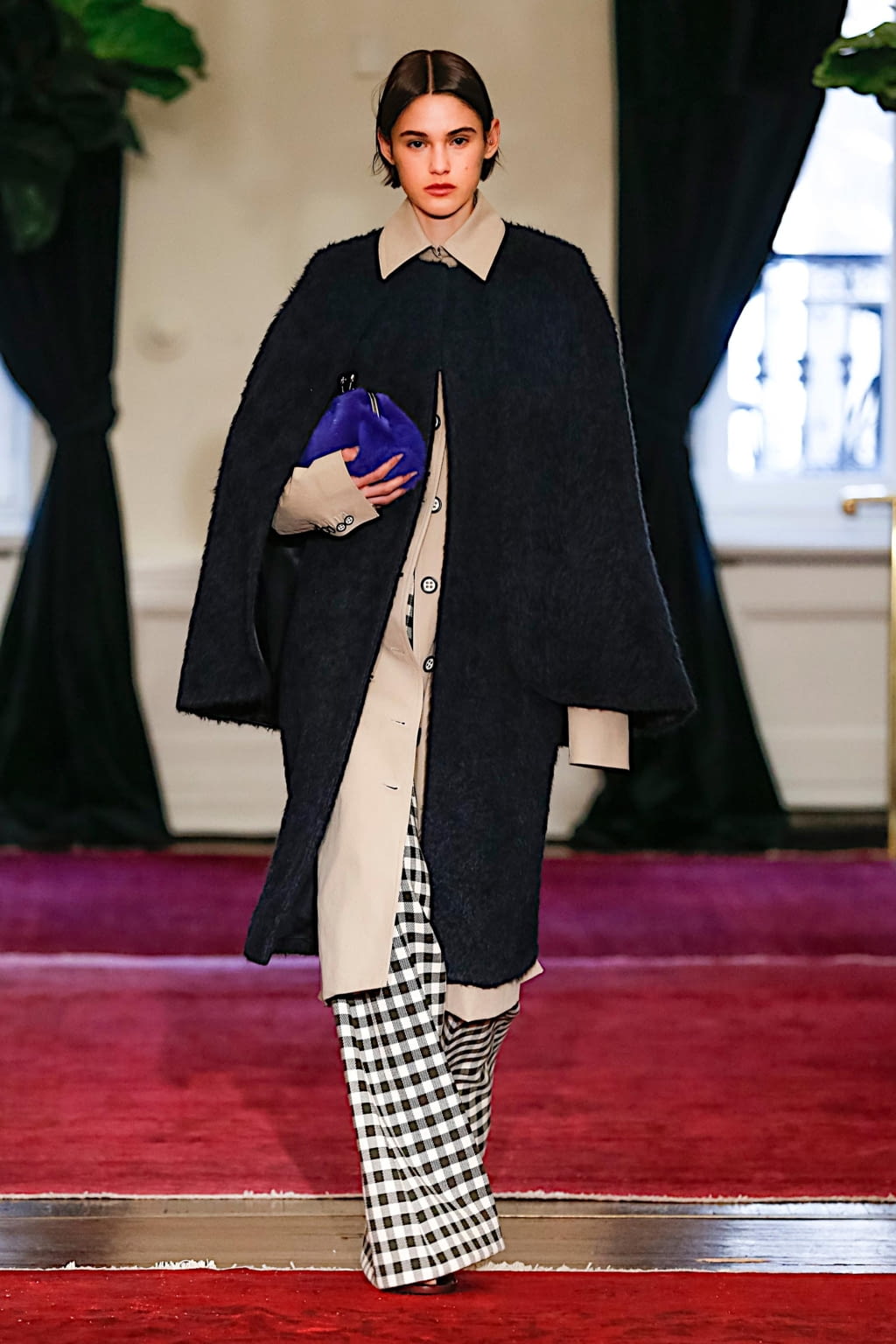Fashion Week New York Fall/Winter 2020 look 10 from the Marina Moscone collection womenswear