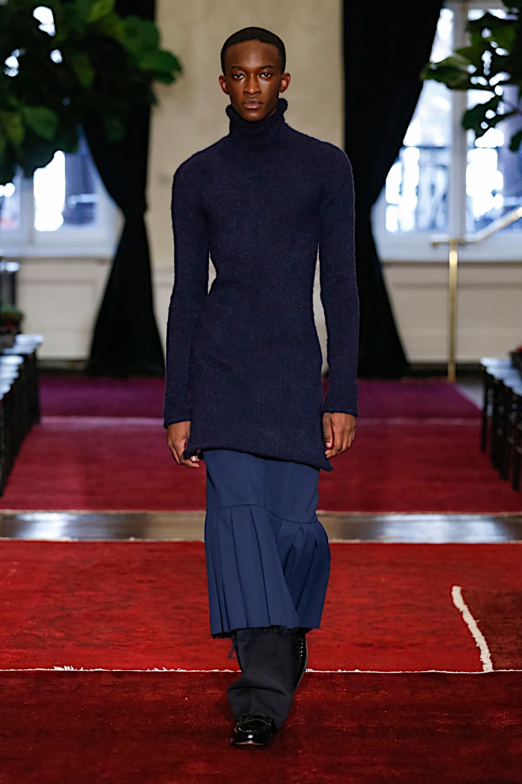 Fashion Week New York Fall/Winter 2020 look 14 de la collection Marina Moscone womenswear