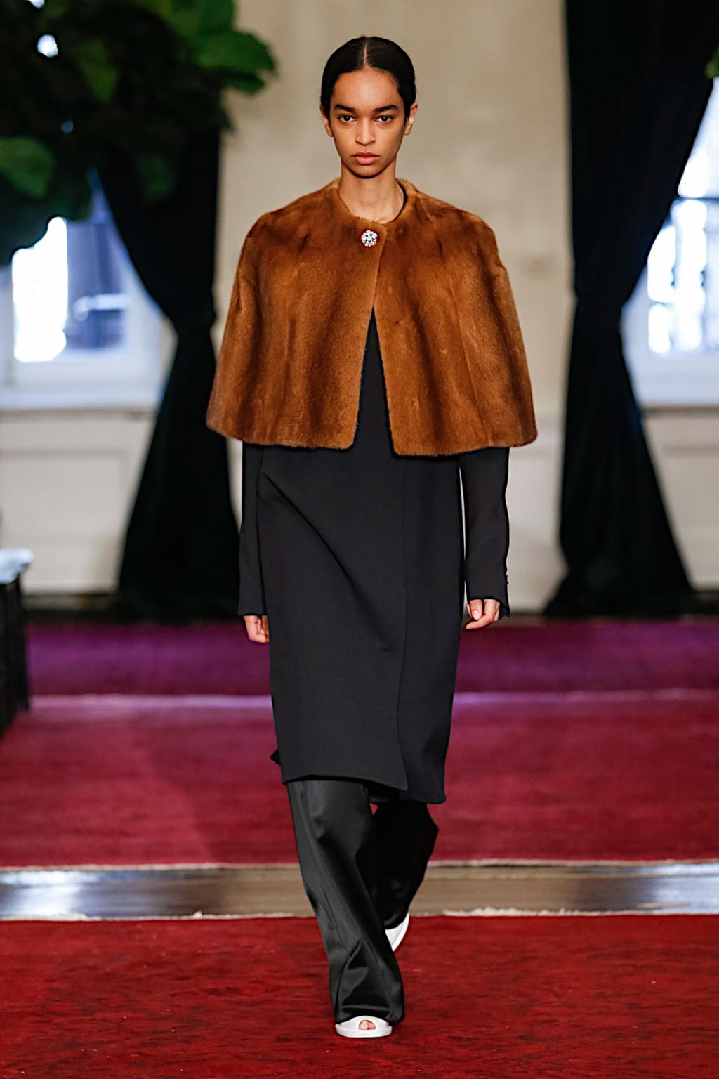 Fashion Week New York Fall/Winter 2020 look 22 de la collection Marina Moscone womenswear
