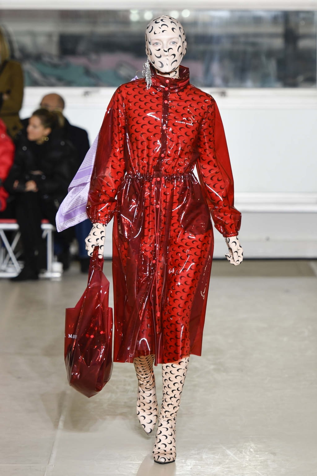 Fashion Week Paris Fall/Winter 2018 look 3 from the Marine Serre collection womenswear
