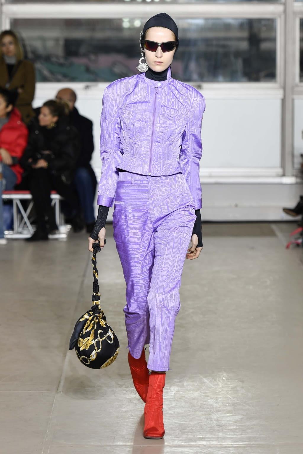 Fashion Week Paris Fall/Winter 2018 look 4 from the Marine Serre collection womenswear