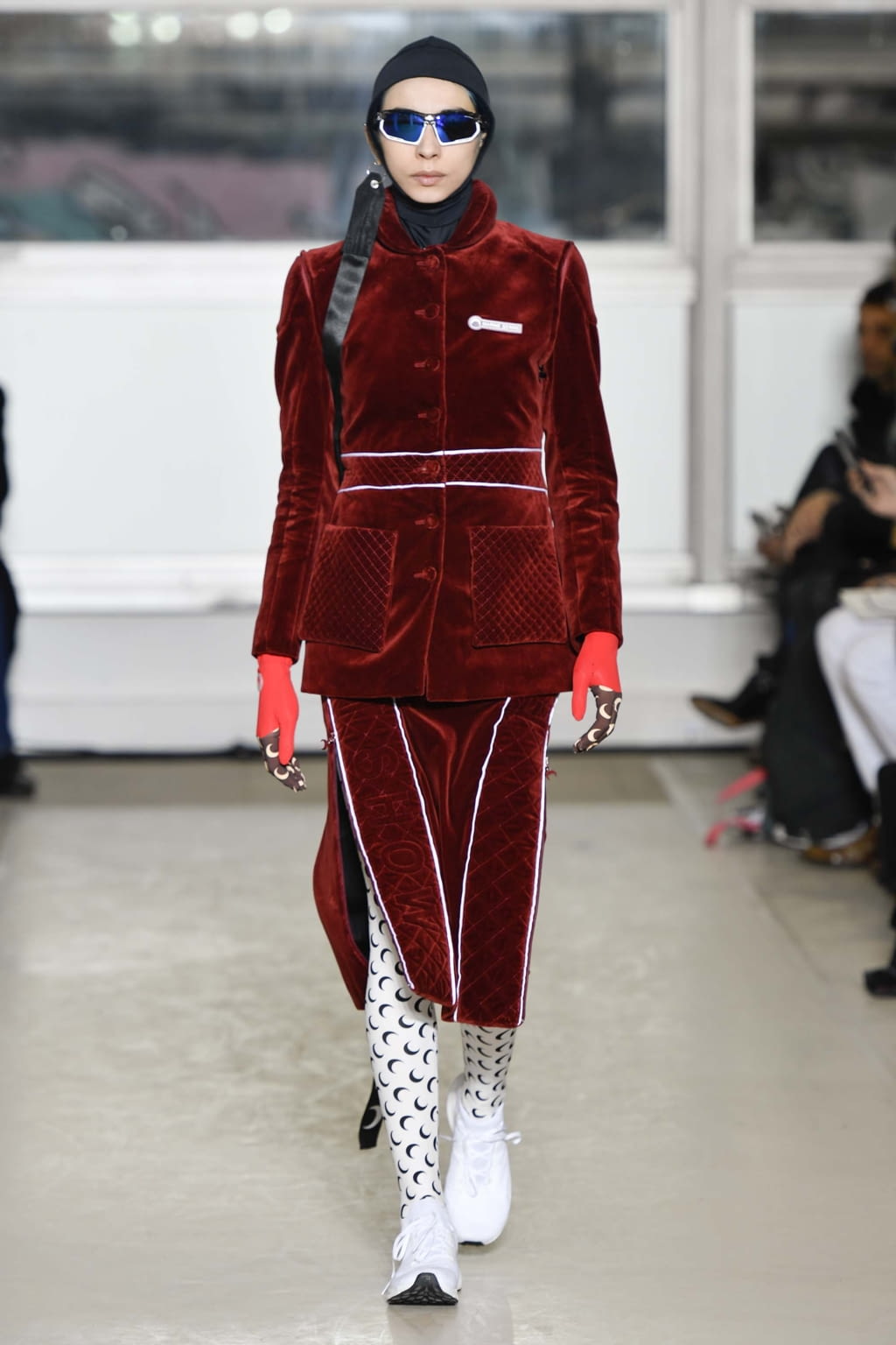 Fashion Week Paris Fall/Winter 2018 look 7 from the Marine Serre collection womenswear