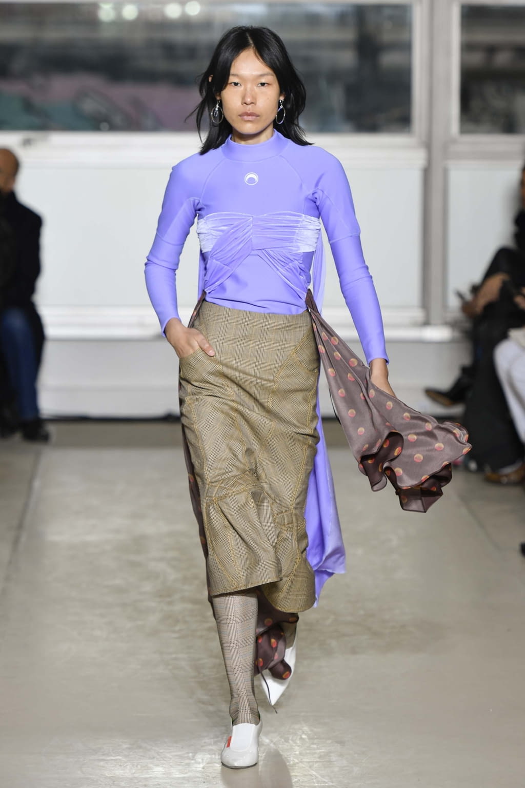 Fashion Week Paris Fall/Winter 2018 look 12 from the Marine Serre collection womenswear