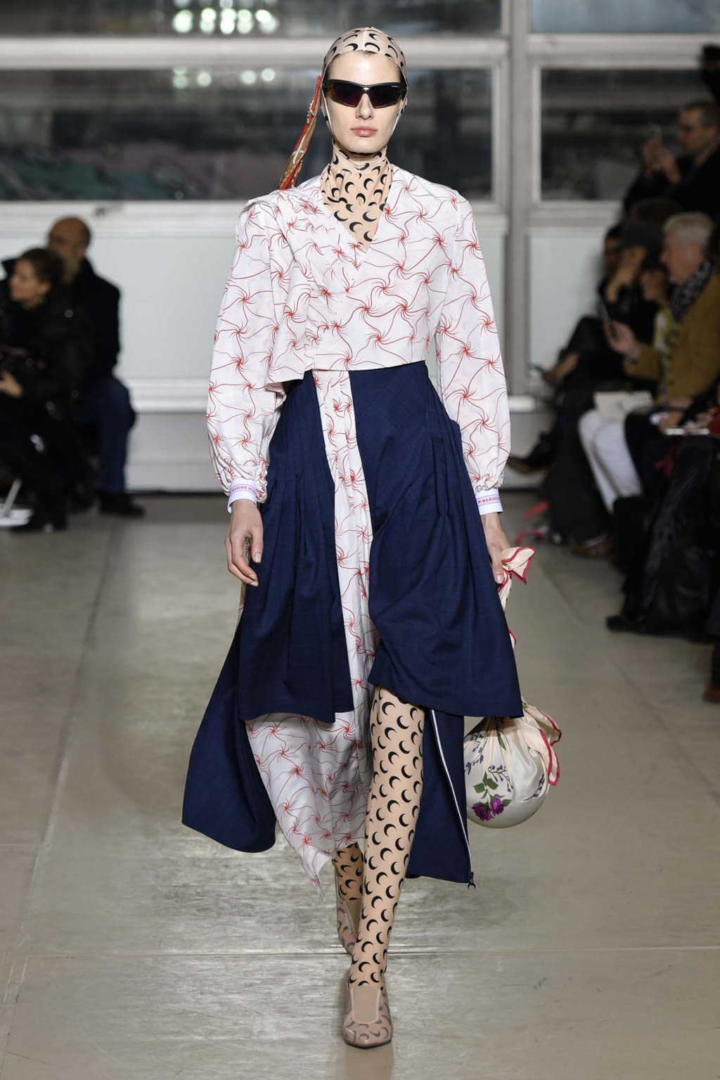 Fashion Week Paris Fall/Winter 2018 look 26 from the Marine Serre collection womenswear