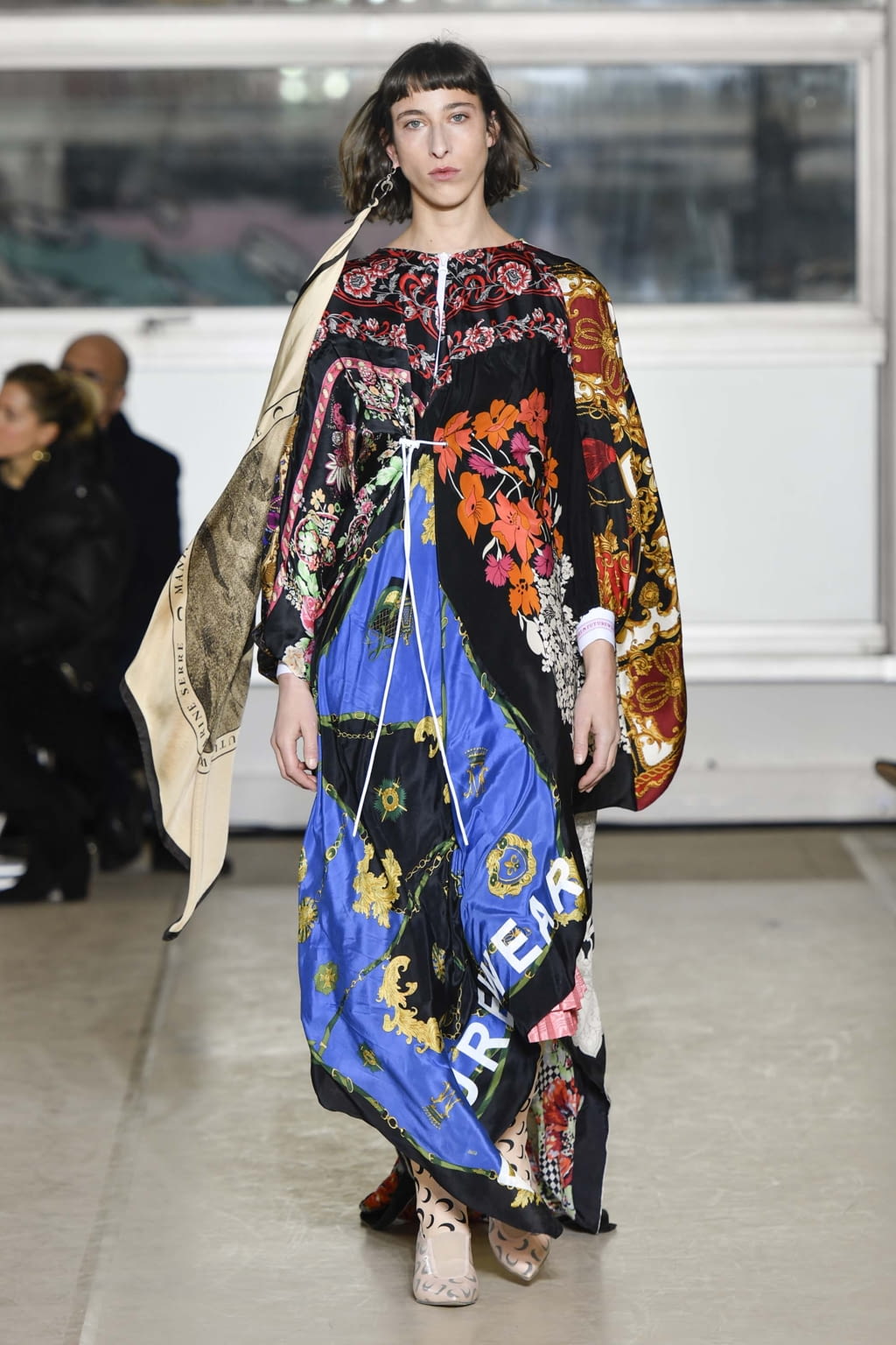 Fashion Week Paris Fall/Winter 2018 look 35 from the Marine Serre collection womenswear