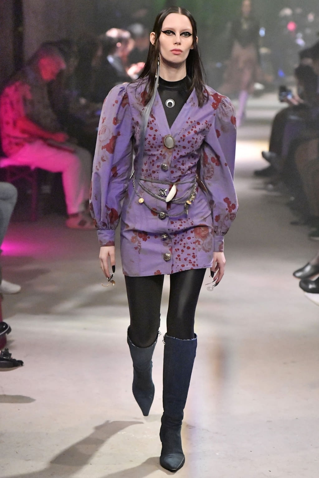 Fashion Week Paris Fall/Winter 2019 look 39 from the Marine Serre collection 女装