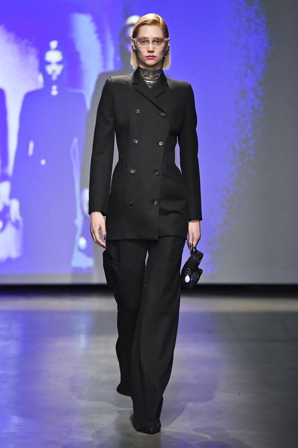 Fashion Week Paris Fall/Winter 2020 look 13 de la collection Marine Serre womenswear