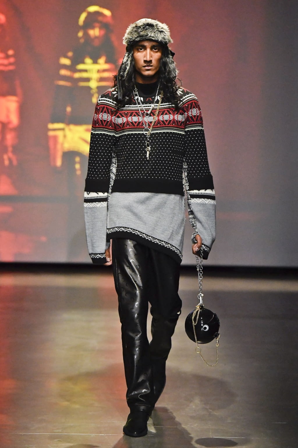 Fashion Week Paris Fall/Winter 2020 look 26 de la collection Marine Serre womenswear