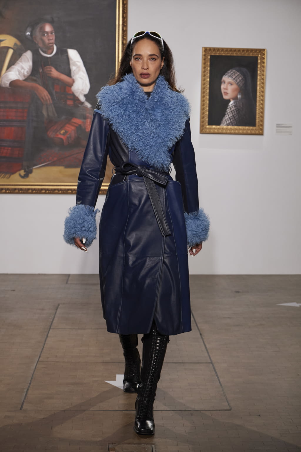Fashion Week Paris Fall/Winter 2022 look 26 from the Marine Serre collection 女装