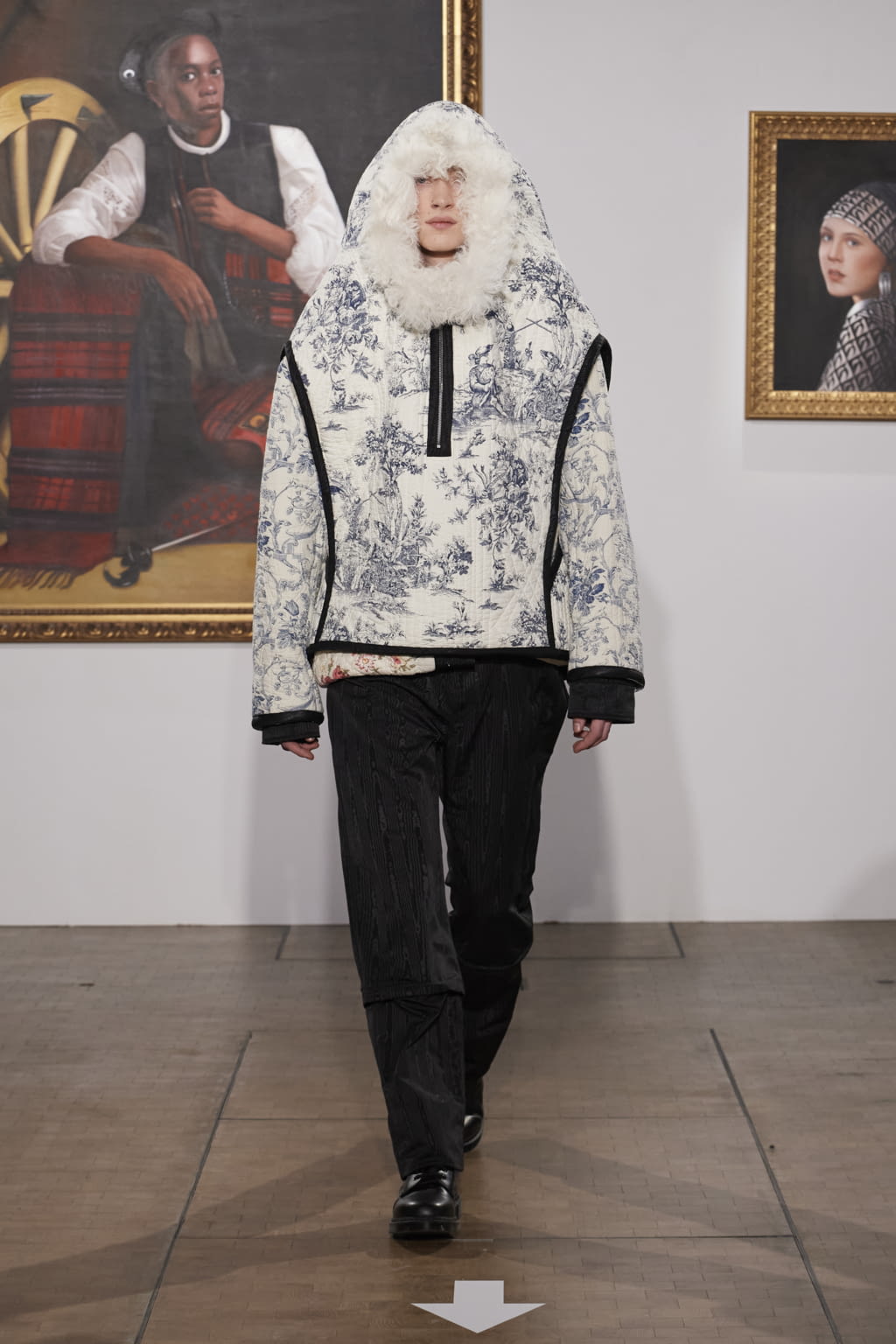 Fashion Week Paris Fall/Winter 2022 look 31 from the Marine Serre collection 女装