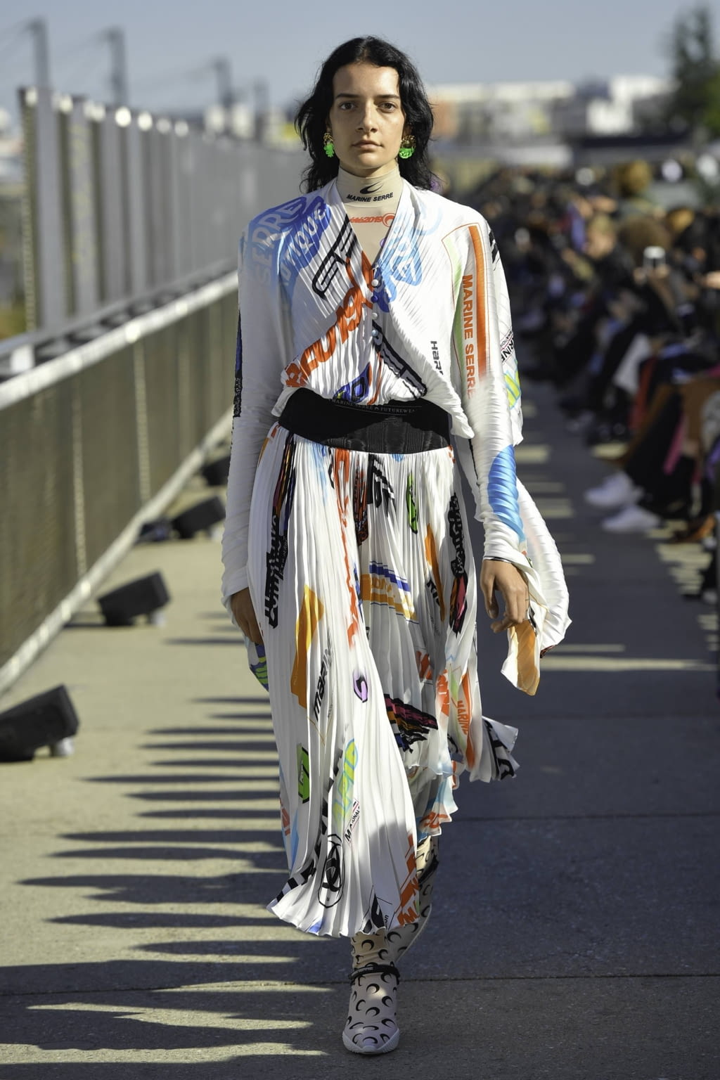 Fashion Week Paris Spring/Summer 2019 look 6 de la collection Marine Serre womenswear