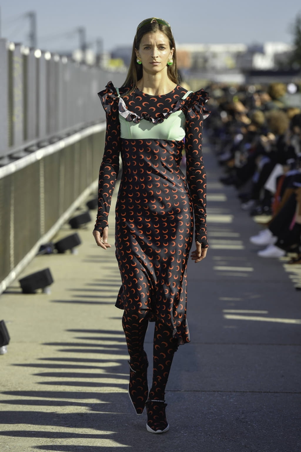 Fashion Week Paris Spring/Summer 2019 look 7 de la collection Marine Serre womenswear