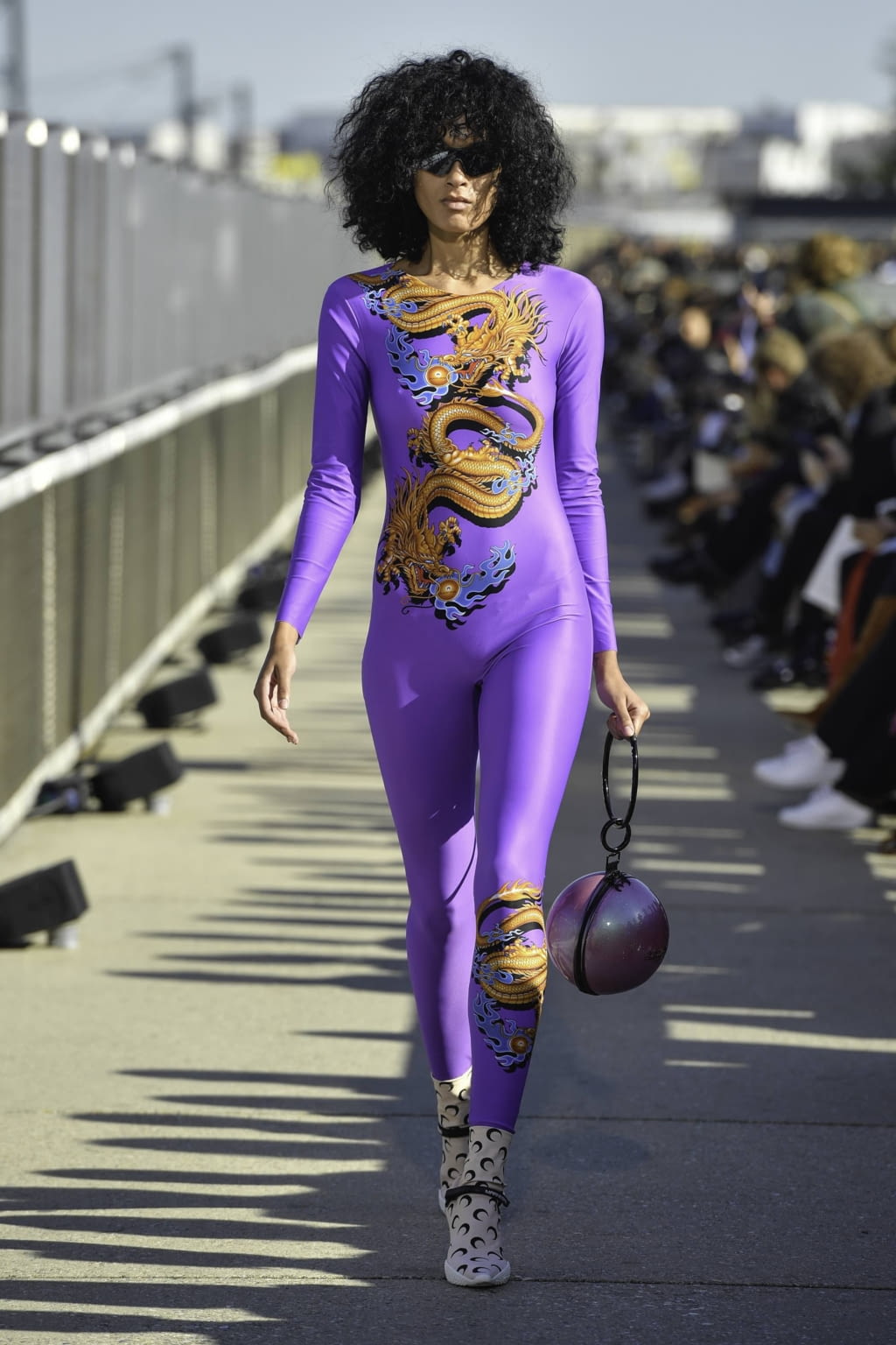 Fashion Week Paris Spring/Summer 2019 look 8 de la collection Marine Serre womenswear