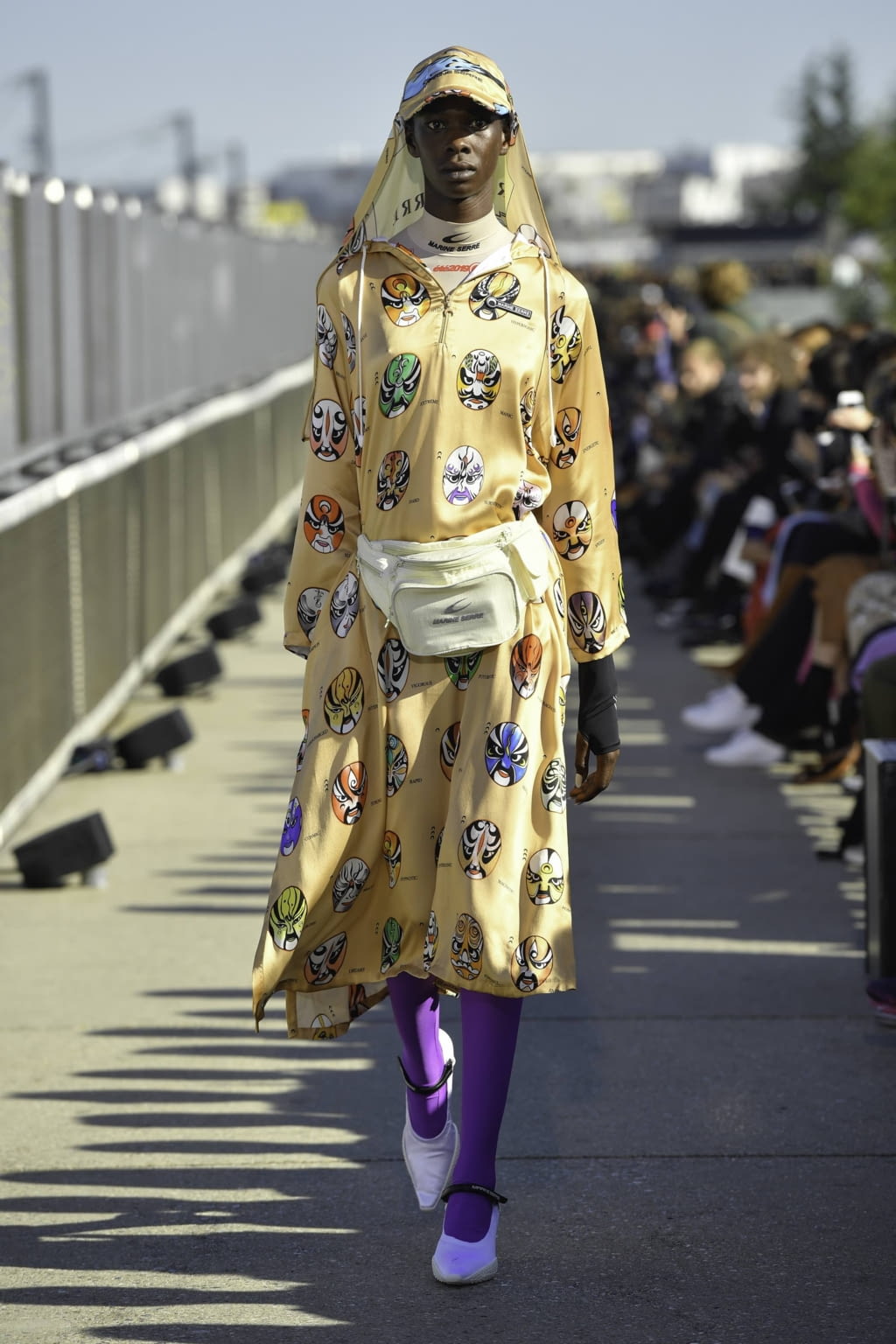 Fashion Week Paris Spring/Summer 2019 look 10 from the Marine Serre collection 女装