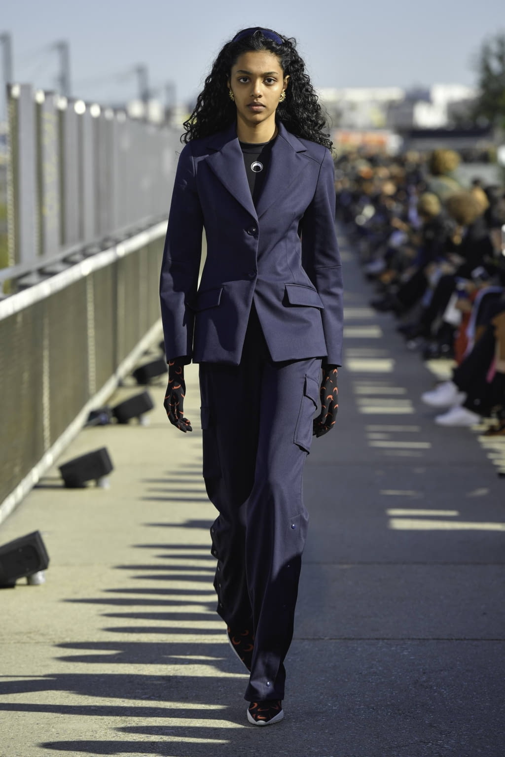 Fashion Week Paris Spring/Summer 2019 look 16 from the Marine Serre collection 女装