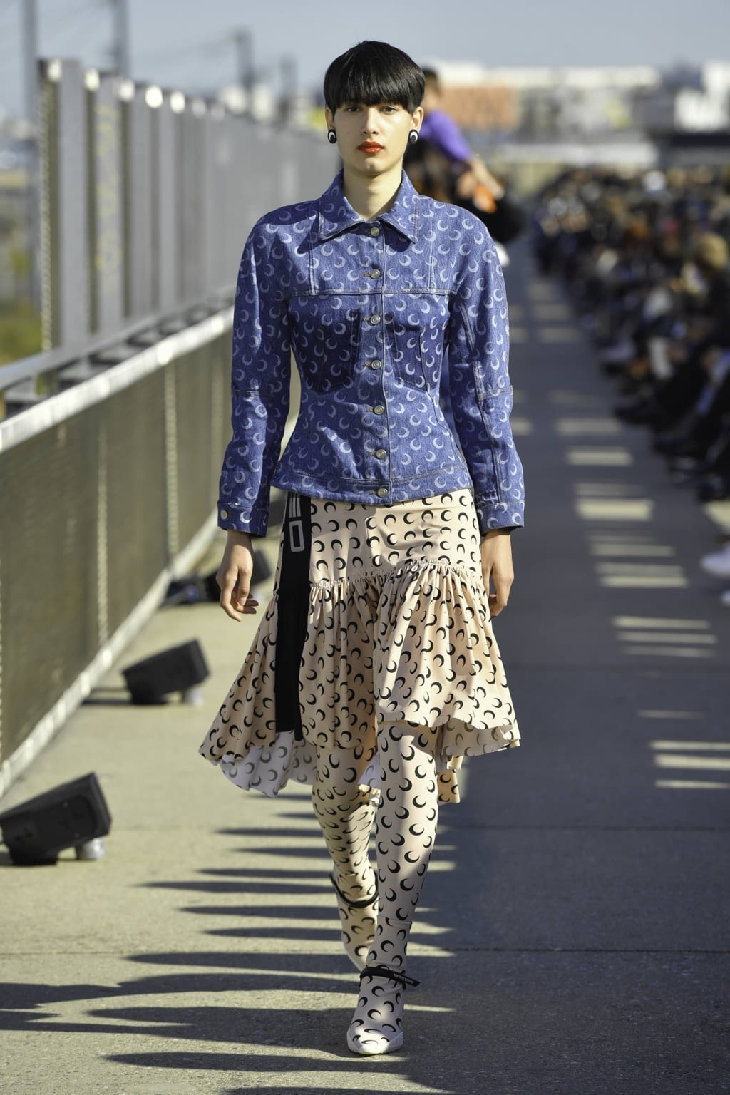 Fashion Week Paris Spring/Summer 2019 look 20 from the Marine Serre collection womenswear