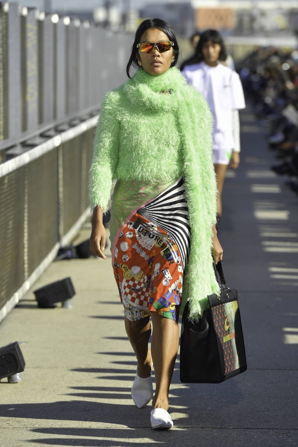 Fashion Week Paris Spring/Summer 2019 look 31 de la collection Marine Serre womenswear