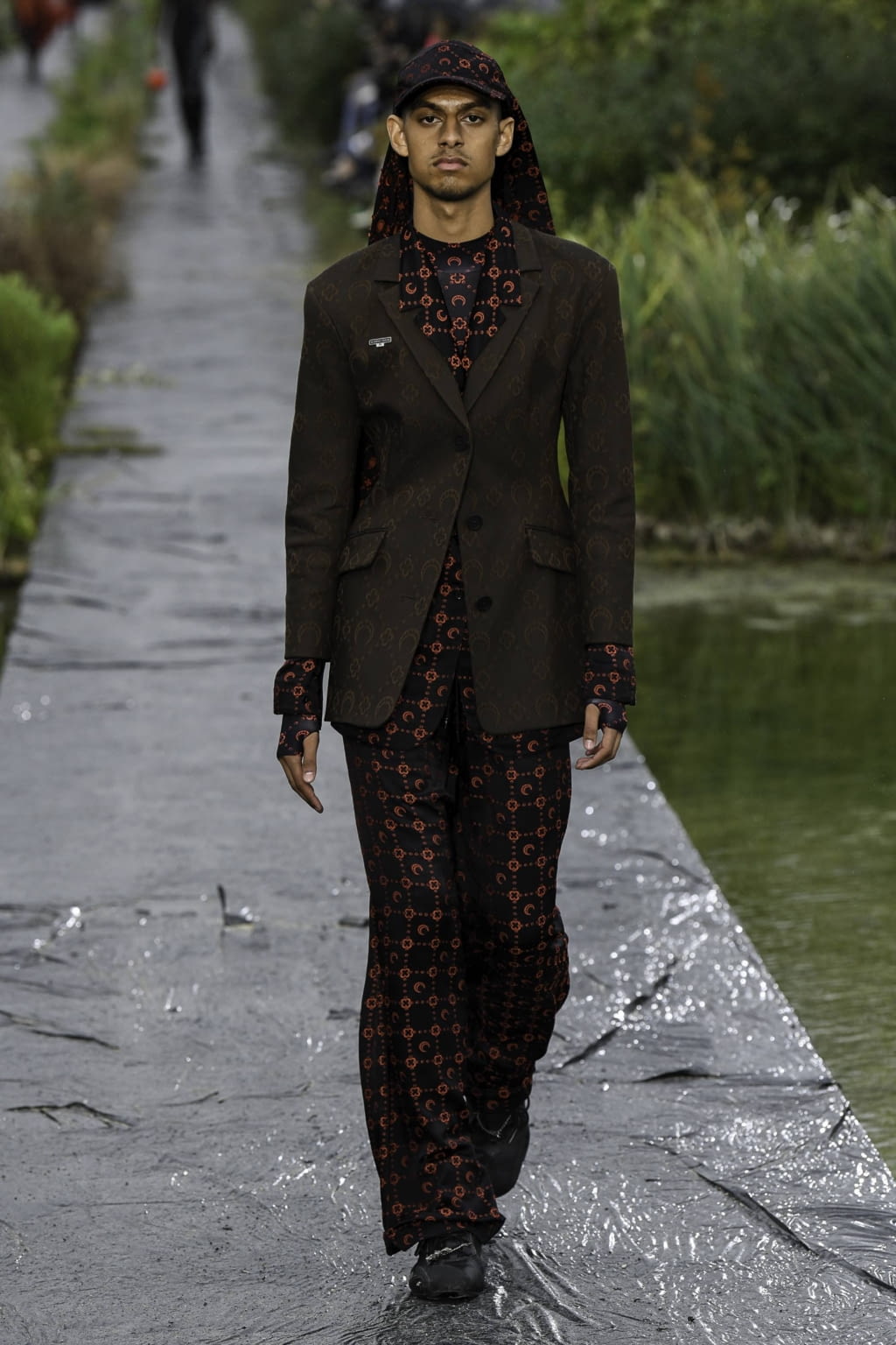 Fashion Week Paris Spring/Summer 2020 look 16 from the Marine Serre collection womenswear