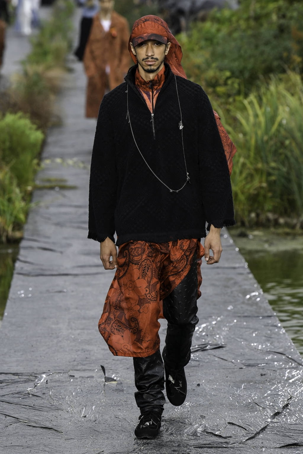 Fashion Week Paris Spring/Summer 2020 look 20 from the Marine Serre collection womenswear