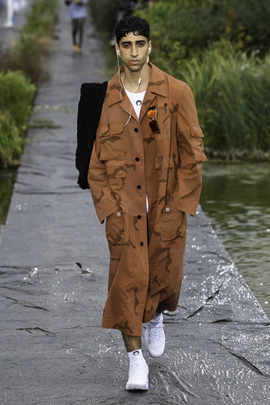 Fashion Week Paris Spring/Summer 2020 look 22 from the Marine Serre collection womenswear