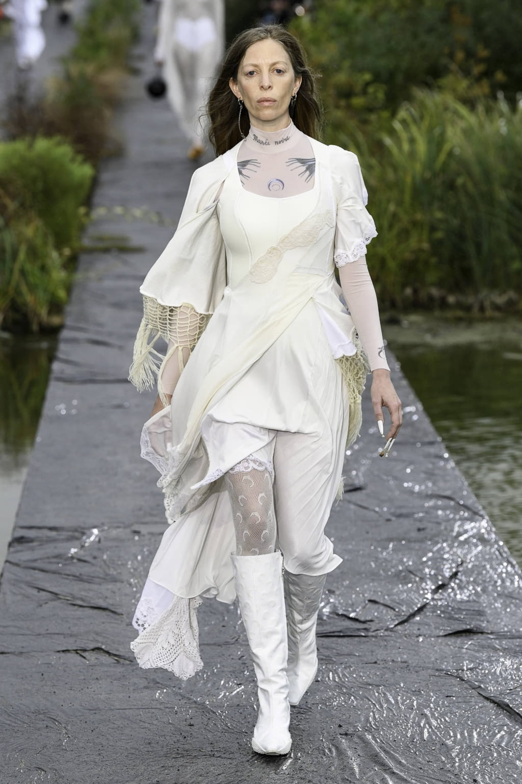 Fashion Week Paris Spring/Summer 2020 look 30 from the Marine Serre collection 女装