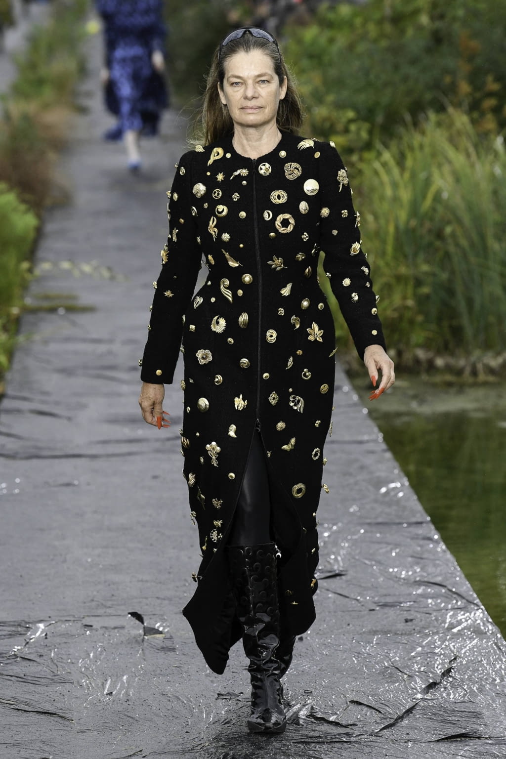 Fashion Week Paris Spring/Summer 2020 look 38 from the Marine Serre collection 女装