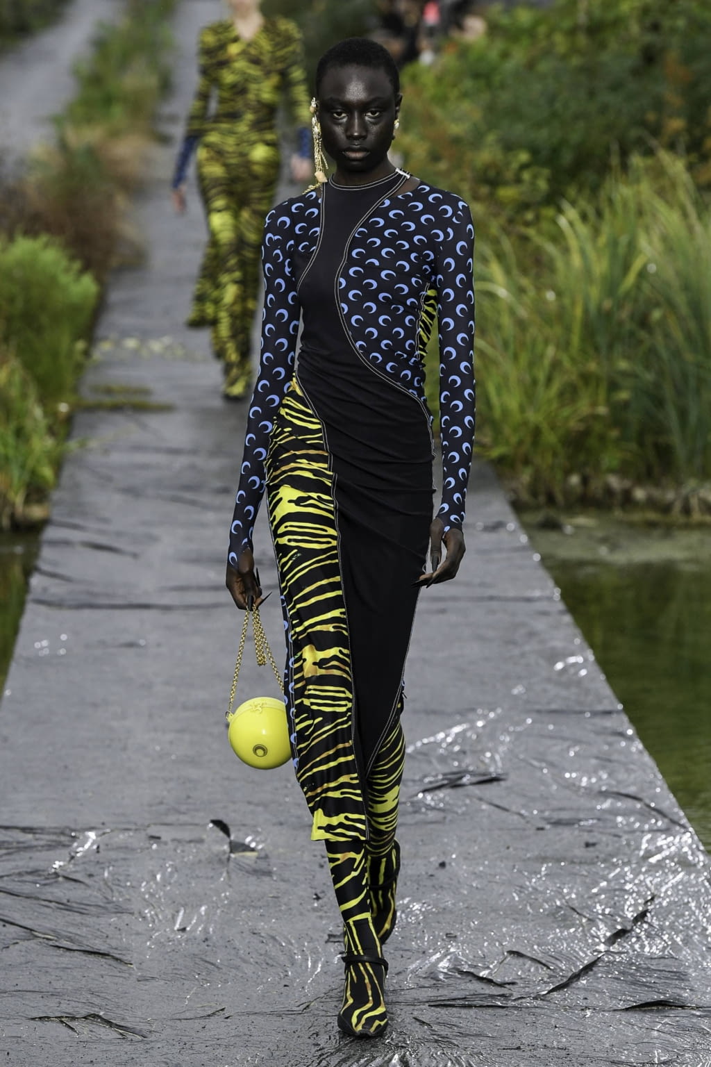 Fashion Week Paris Spring/Summer 2020 look 42 from the Marine Serre collection womenswear