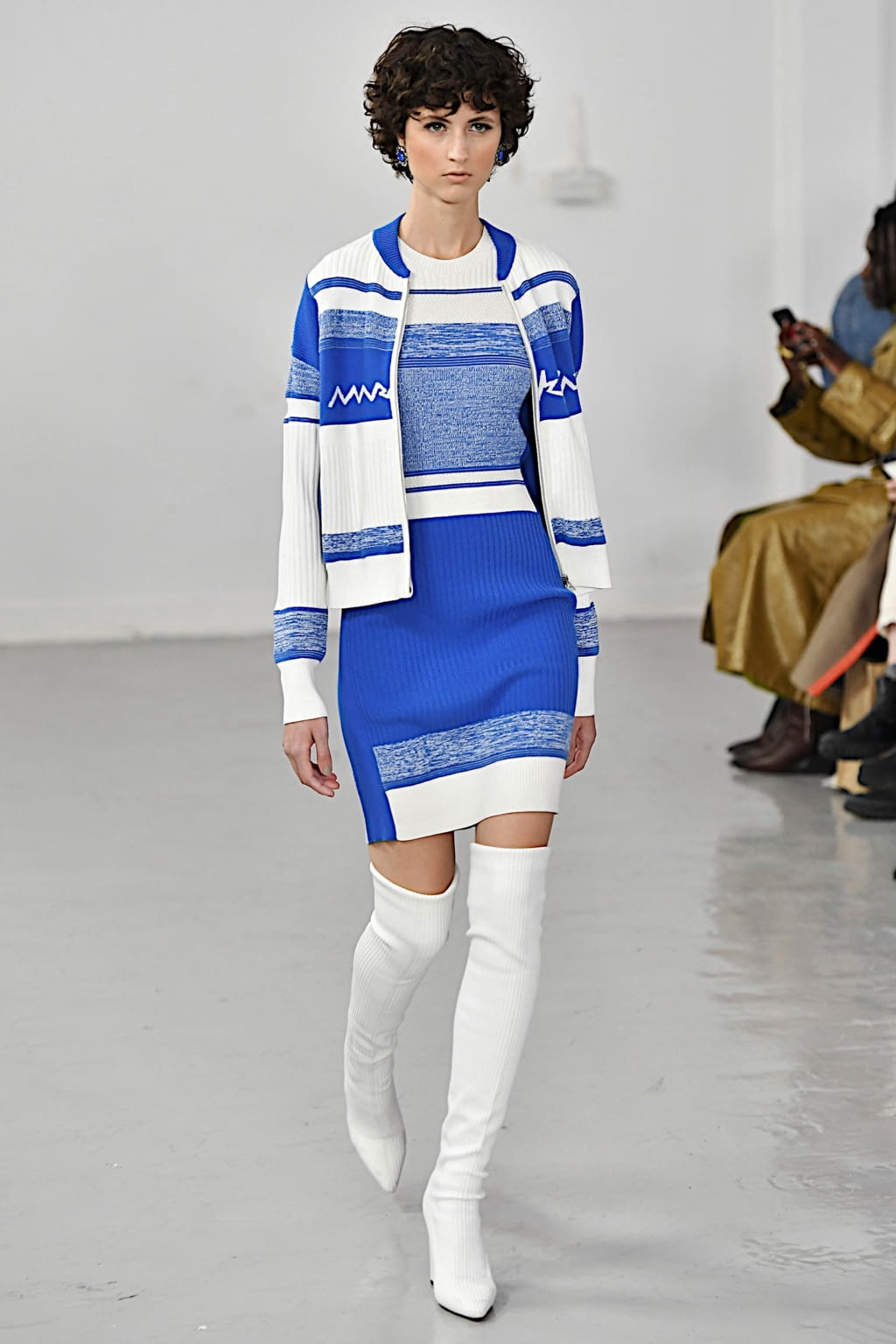 Fashion Week London Fall/Winter 2020 look 2 from the Mark Fast collection womenswear