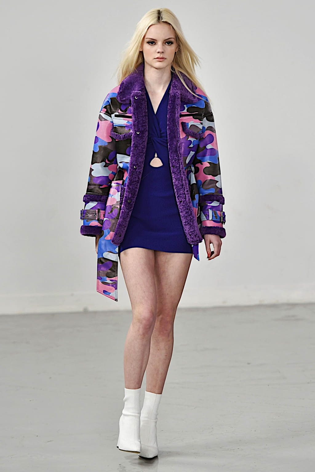 Fashion Week London Fall/Winter 2020 look 3 from the Mark Fast collection 女装