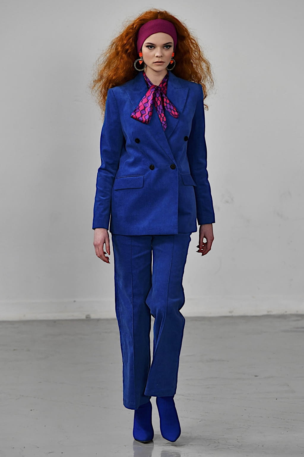 Fashion Week London Fall/Winter 2020 look 30 from the Mark Fast collection 女装