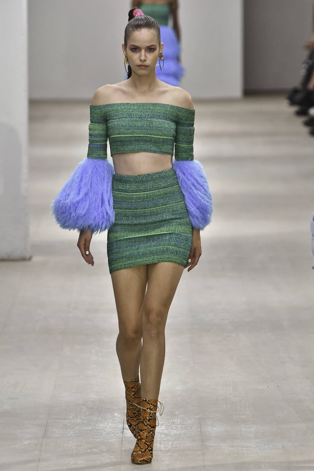 Fashion Week London Spring/Summer 2020 look 2 from the Mark Fast collection womenswear