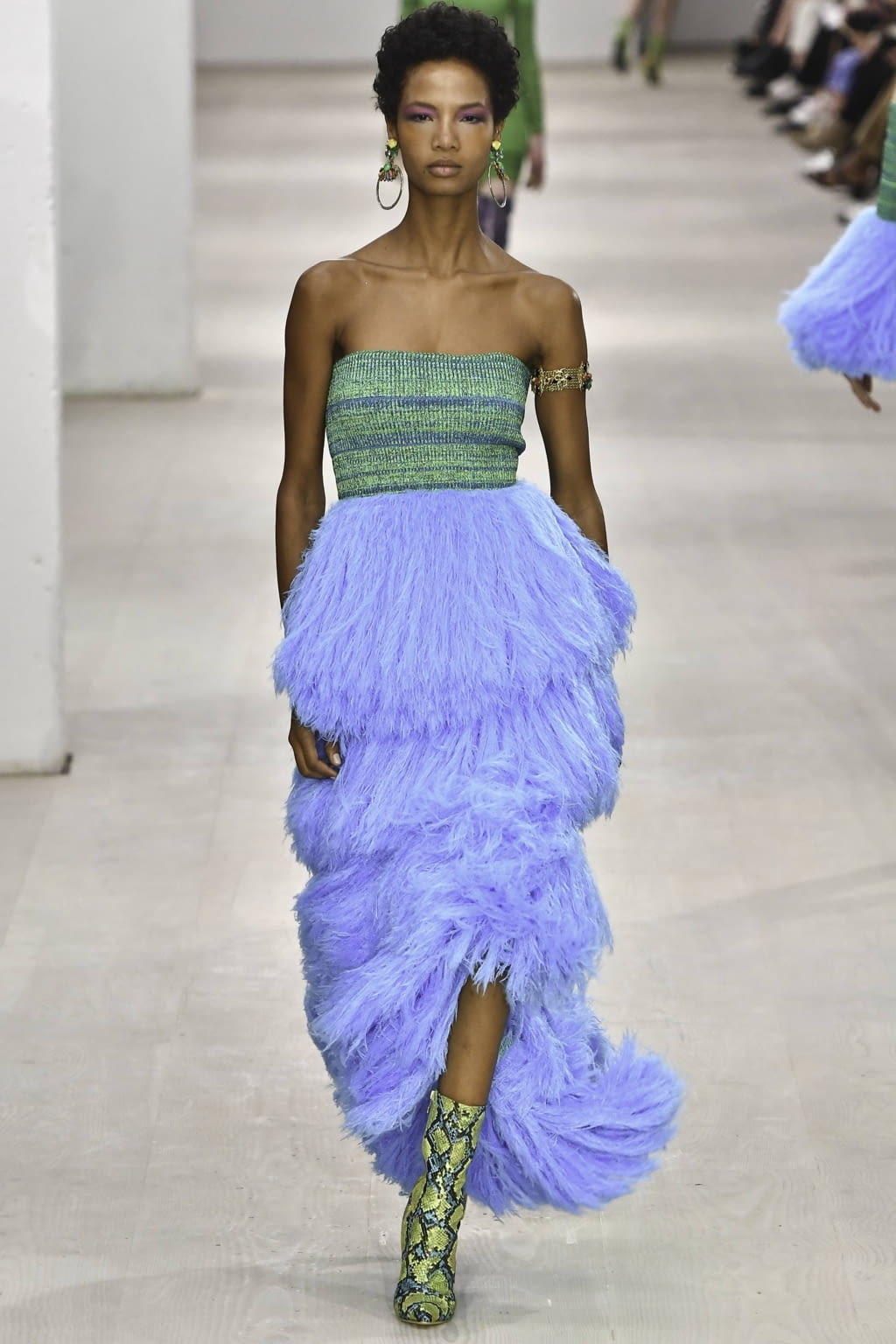 Fashion Week London Spring/Summer 2020 look 3 from the Mark Fast collection womenswear