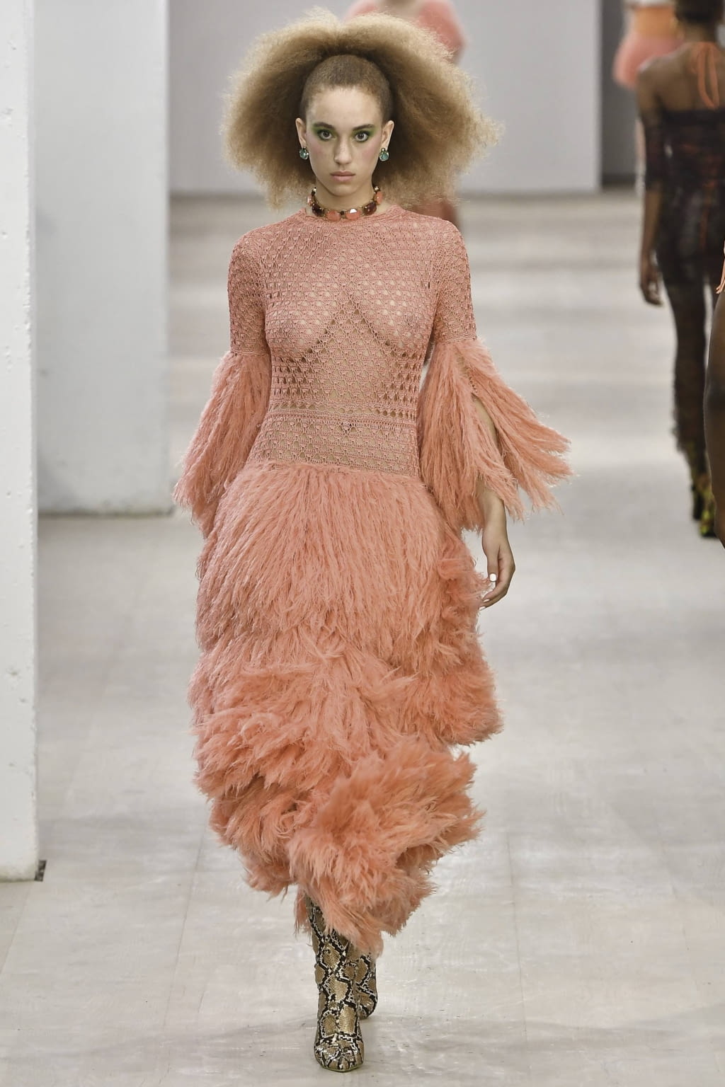 Fashion Week London Spring/Summer 2020 look 11 from the Mark Fast collection womenswear