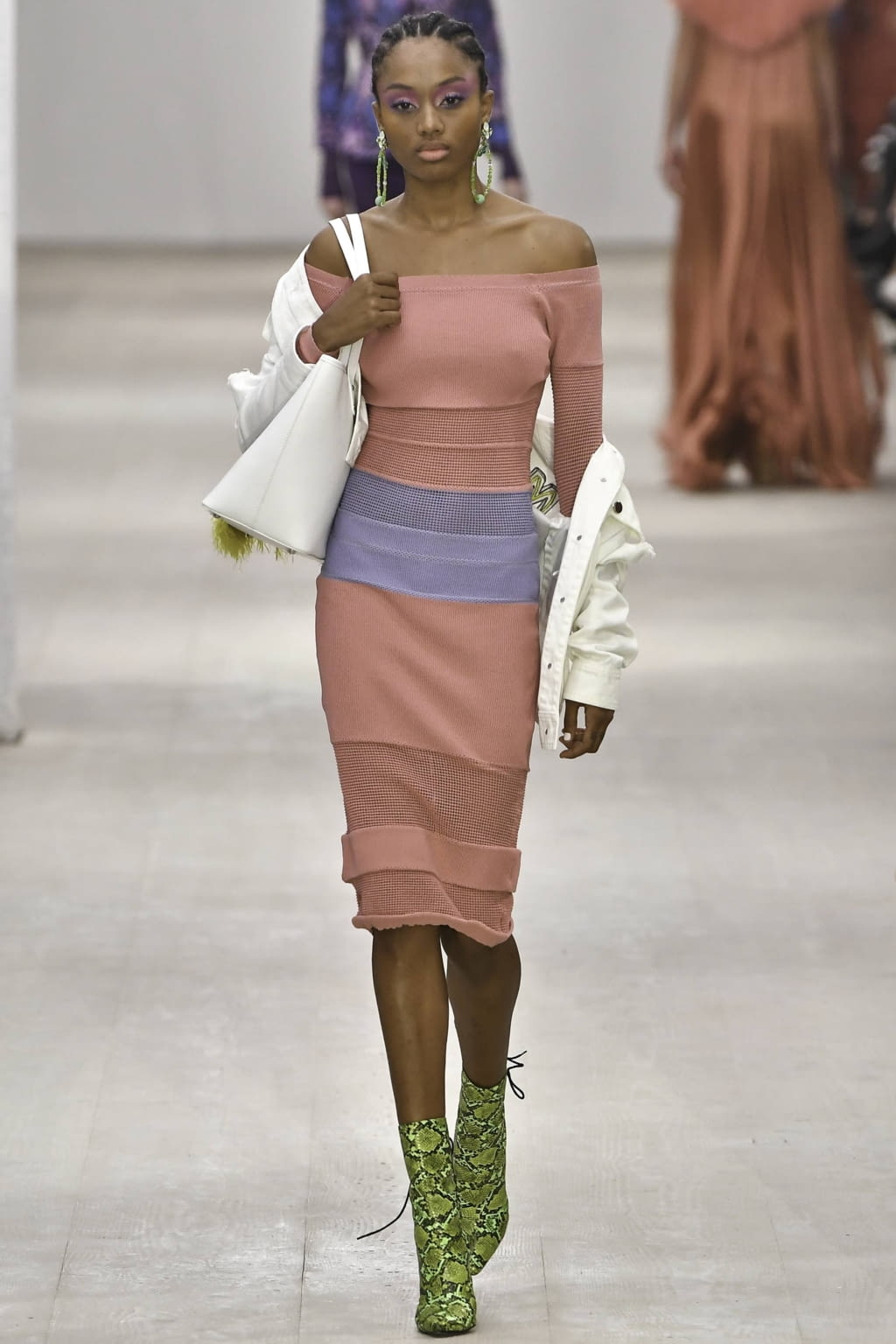 Fashion Week London Spring/Summer 2020 look 14 from the Mark Fast collection womenswear