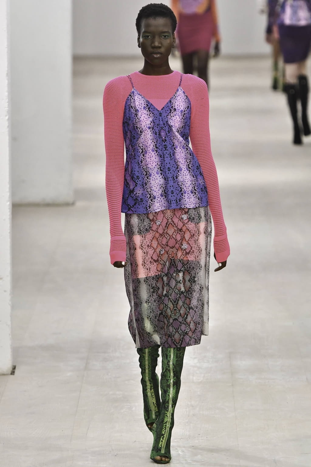 Fashion Week London Spring/Summer 2020 look 17 from the Mark Fast collection womenswear