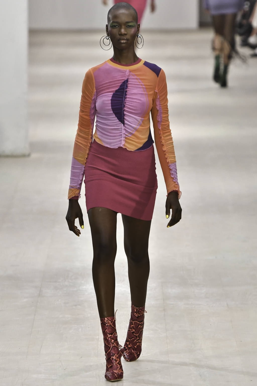 Fashion Week London Spring/Summer 2020 look 18 from the Mark Fast collection womenswear