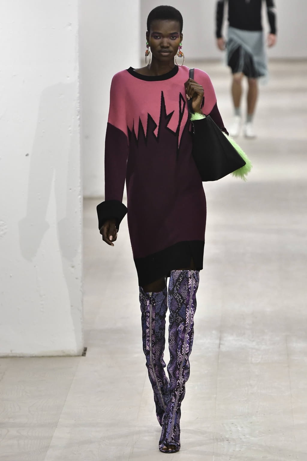 Fashion Week London Spring/Summer 2020 look 21 from the Mark Fast collection womenswear