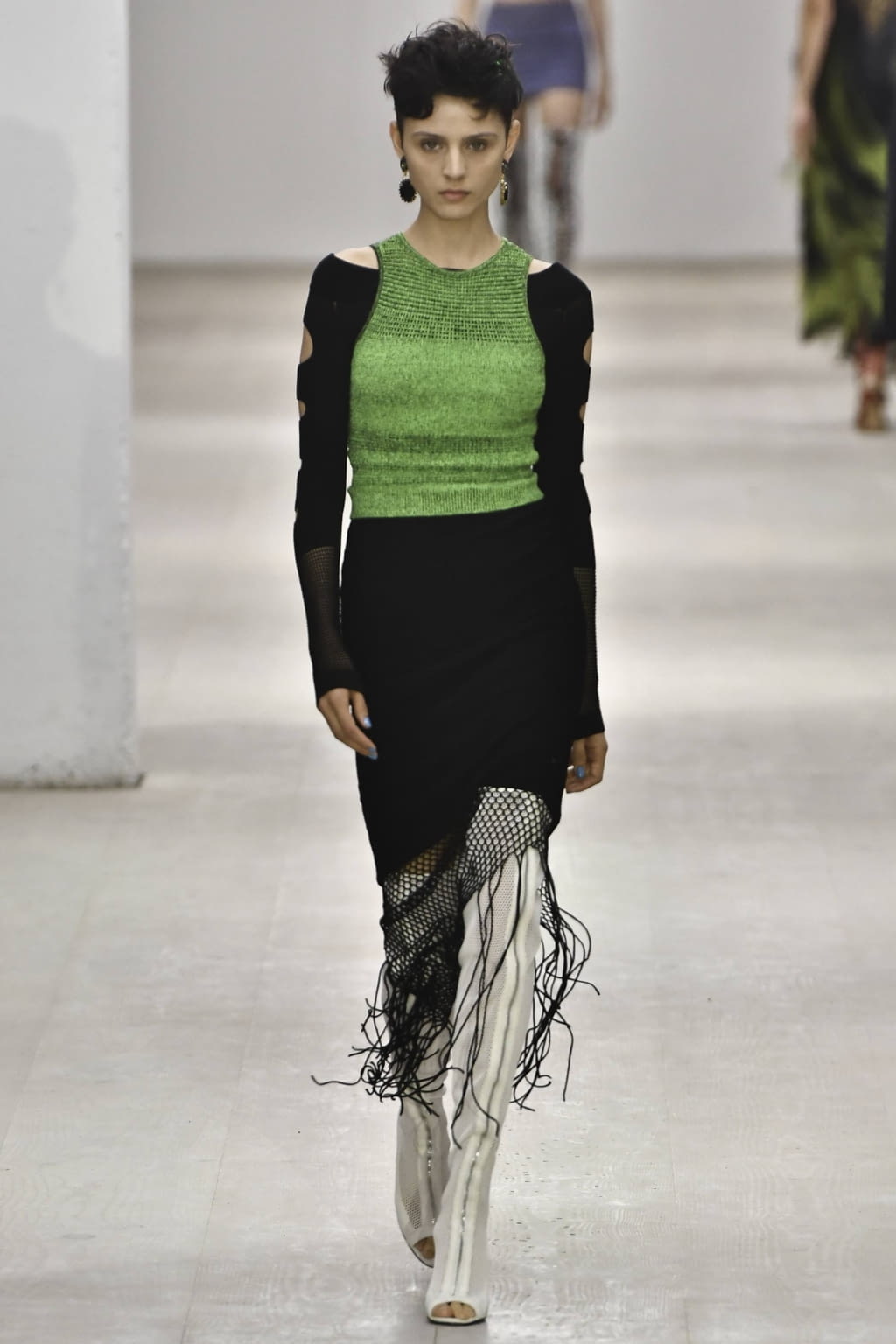 Fashion Week London Spring/Summer 2020 look 29 from the Mark Fast collection womenswear