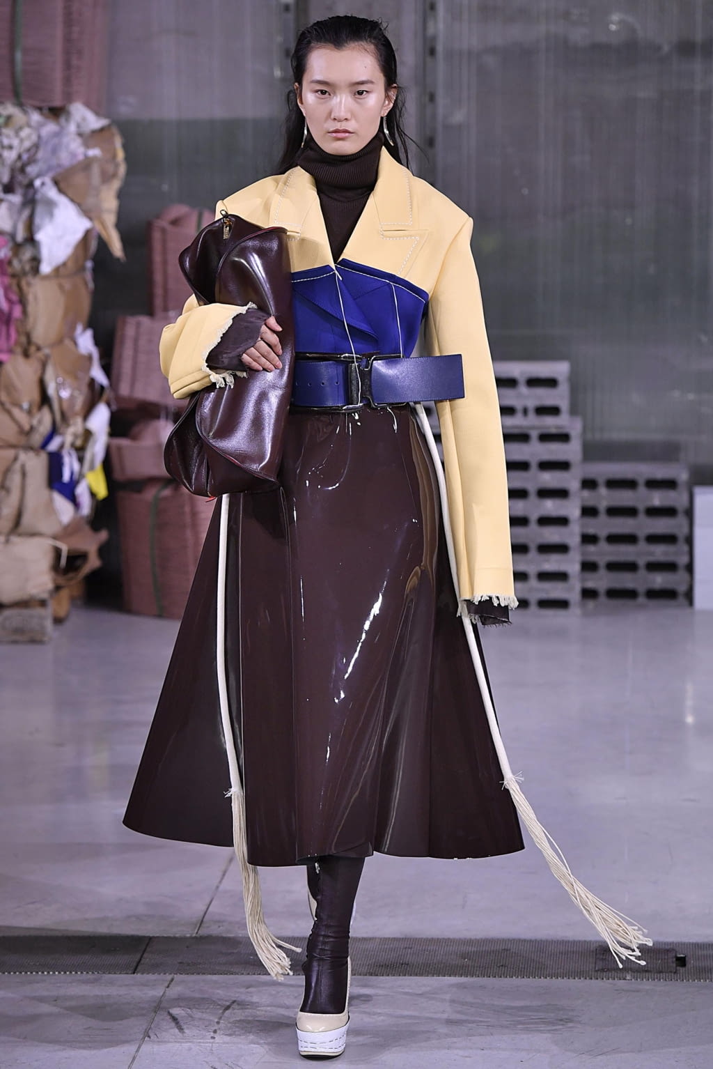 Fashion Week Milan Fall/Winter 2018 look 3 from the Marni collection 女装